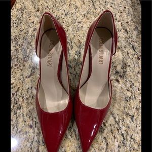 Colin Stuart red high heels 8.5